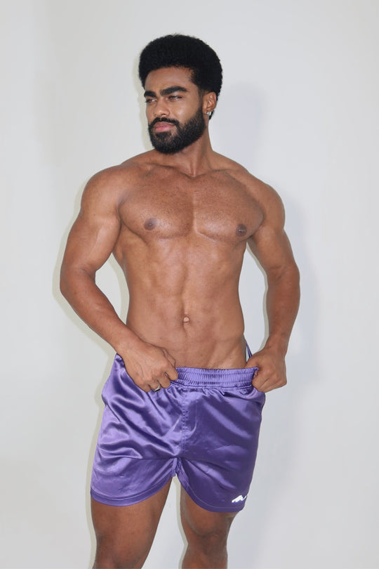 Pantalones cortos ShimmerFlex Active - Ciruela