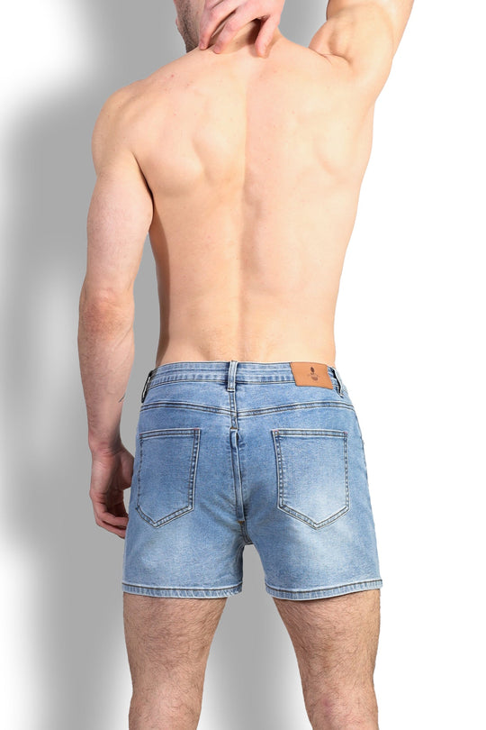 Shorts vaqueros Peek-A-Boo - Azul oscuro