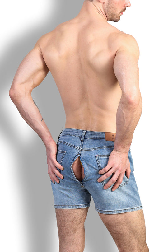 Shorts vaqueros Peek-A-Boo - Azul oscuro
