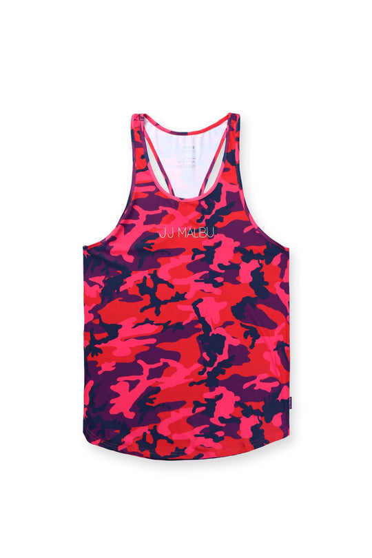 Camiseta sin mangas Feel-Me con escote redondo - Camuflaje morado