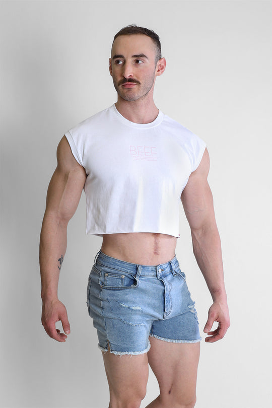 Camiseta de tirantes Escapism Muscle-Fit - Carne de res