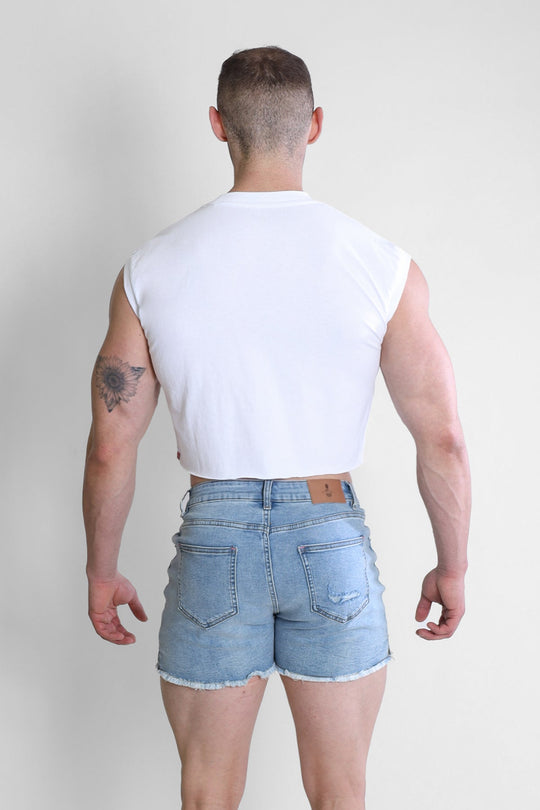 Camiseta de tirantes Escapism Muscle-Fit - Carne de res