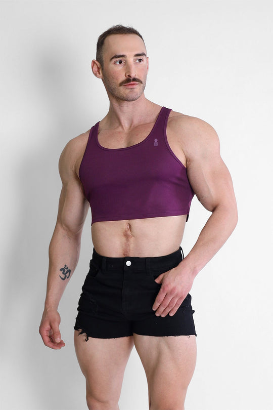 Top deportivo corto JJ - Morado