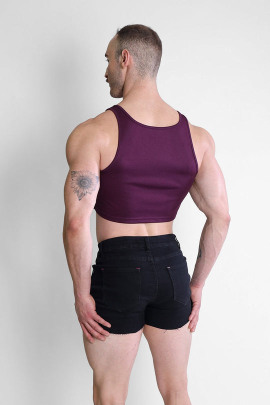 Top deportivo corto JJ - Morado