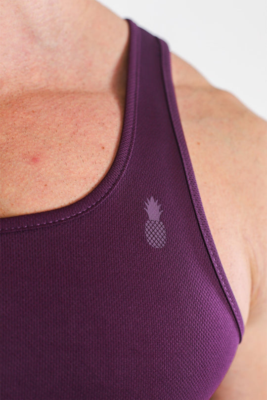 Top deportivo corto JJ - Morado